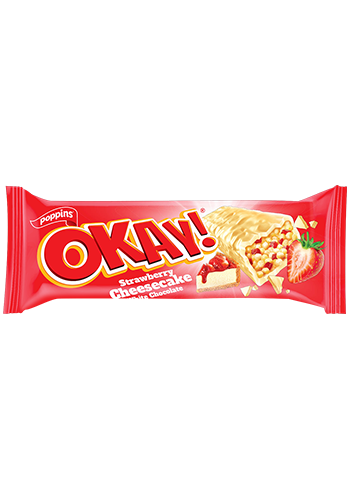 OKAY! Strawberry Cheesecake White Chocolate